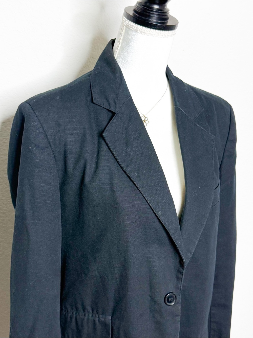 GUESS Men’s Midnight Navy Fully Lined Blazer Size M